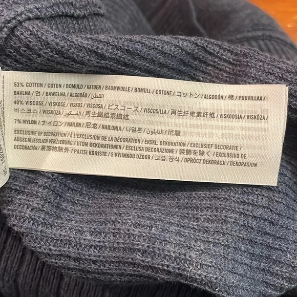 Abercrombie & Fitch Oversized  Knit Zip Up Cardigan Size Medium - Picture 10 of 10